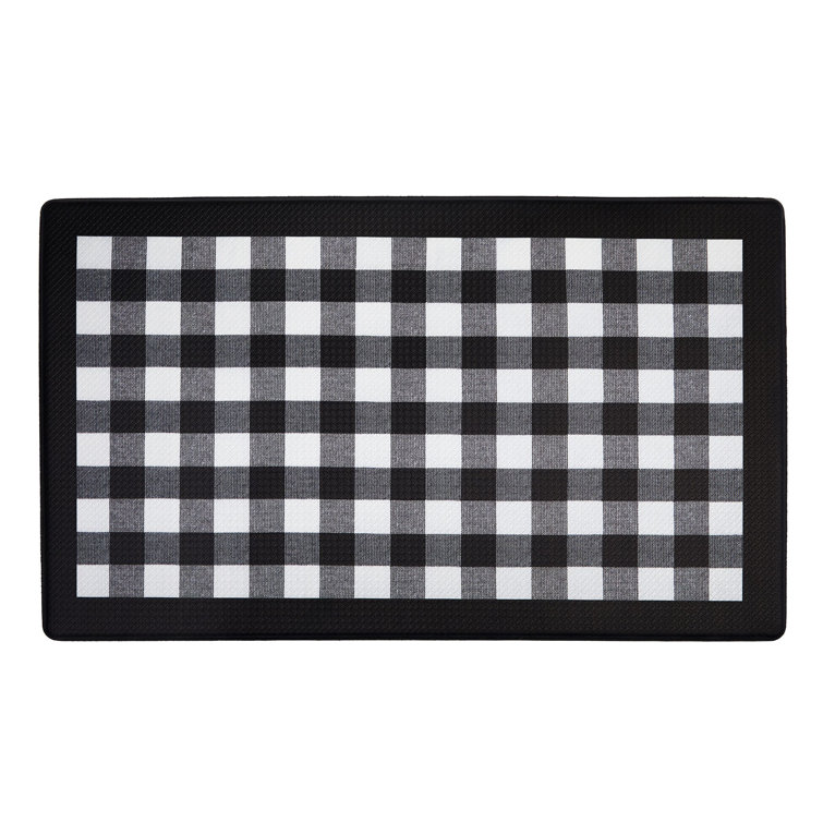 Gracie Oaks Putterman Buffalo Check AntiFatigue Mat Wayfair.ca